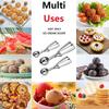 Covered ice cream scoop, stainless steel fruit and cookie baking spoon, cupcake baking mold