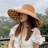 WTEMPO Wide Brim Sunscreen Bucket Hats Lace Up UV Protection Basin Hats Women Outdoor Travel Beach Sun Hats