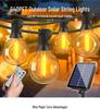 G40 Solar LED String Lights: Outdoor Copper Wire, Drop-Proof, Perfect for Atmosphere Decoration