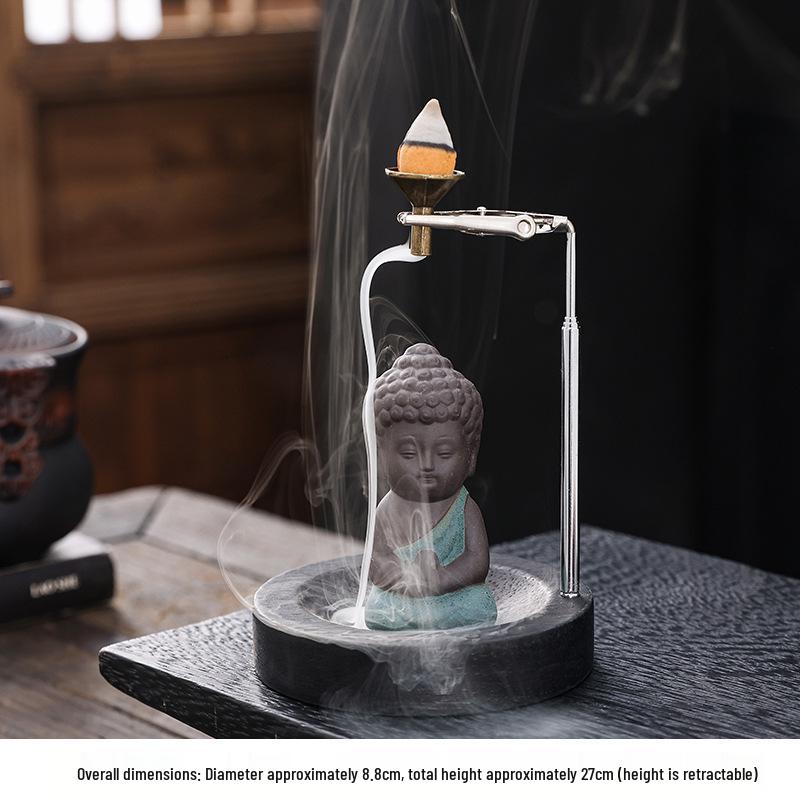 Zen Style Indoor Inverted Incense Burner - Creative Home Decoration Incense Holder