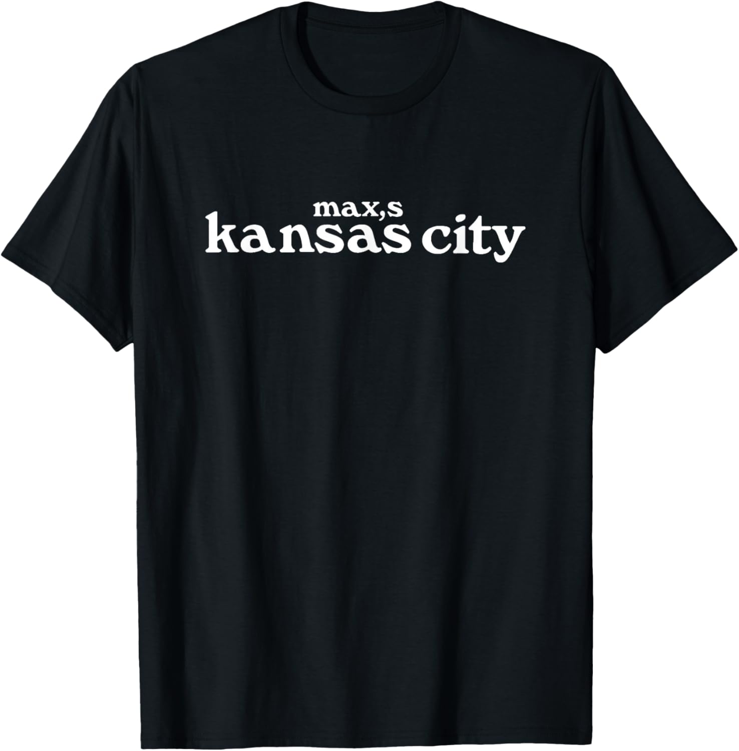 Max,s Kansas City Vintage Serif Lowercase Typography T-Shirt S разноцветный