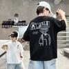 Boys' Fashion Short sleeved T-shirt Summer Thin Casual Top Trendy T Children's New Summer T-shirt