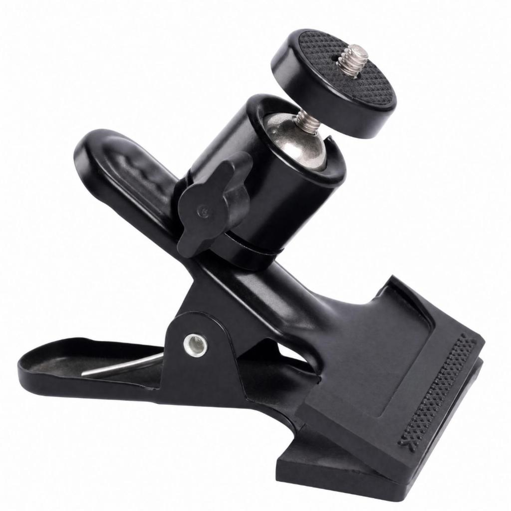 Clamp-Style Camera Mounting Bracket Multi-Function for Tabletop Recording