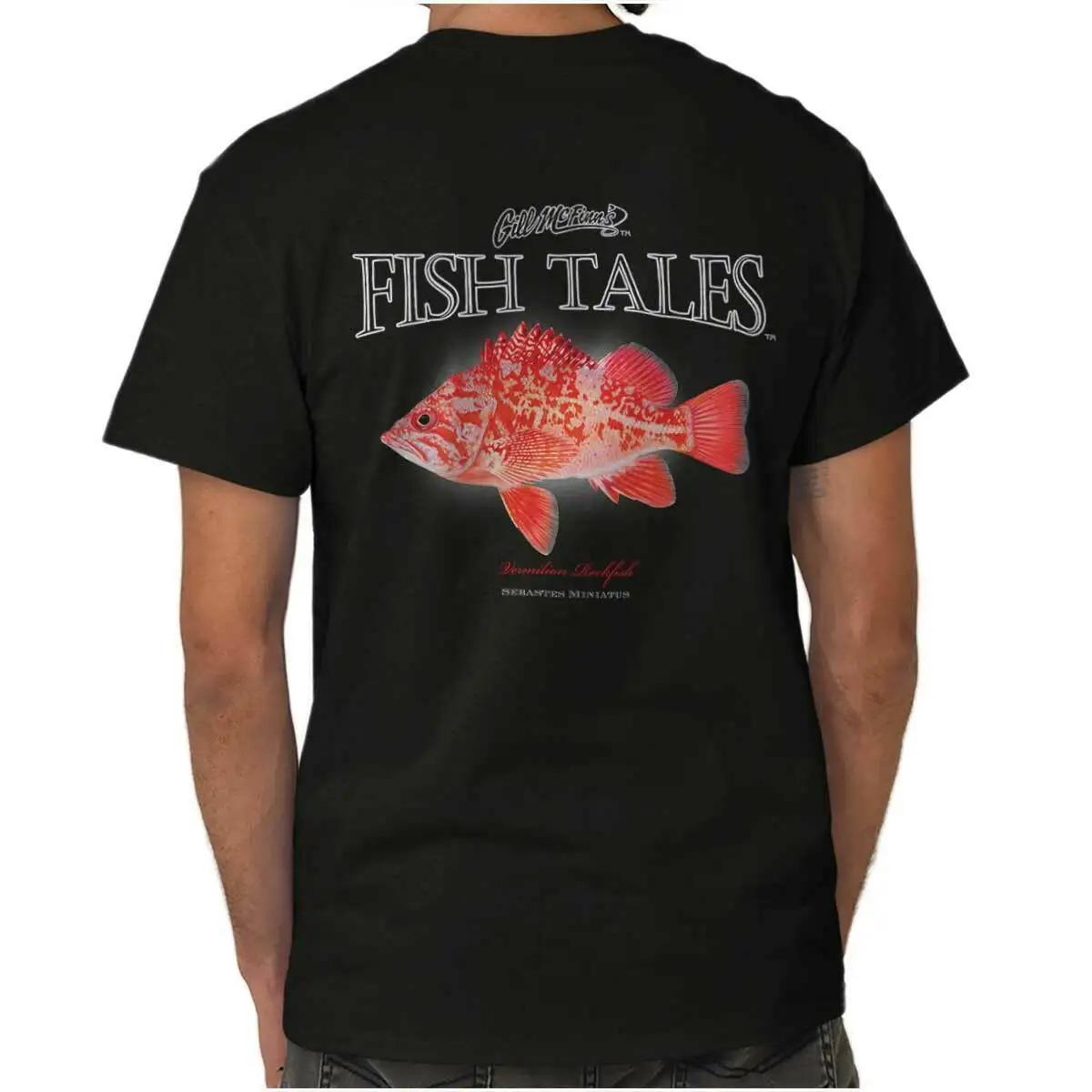 

Coastal Waters Vermilion Rockfish Fisherman Fishing Angler Gift T Shirt. New 100% Cotton Short Sleeve O-NeckCasual Mens T-shi... S разноцветный