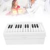 Playable Piano Calendar with 27 Cards 25 Keys Adjustment Volume 1000mAh Rechargble Hand Crank 2025 Desk Calender