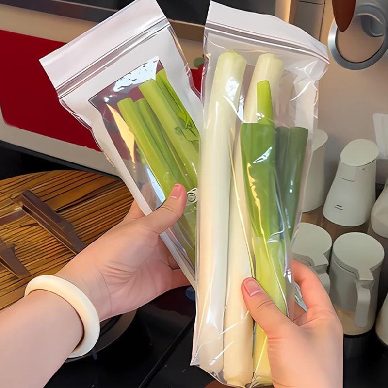Fruits Vegetables Fresh-Keep Bags Reusable Refrigerator Storage Bags Thickened Leakproof Containers Kitchen Sealed Packaging Bag