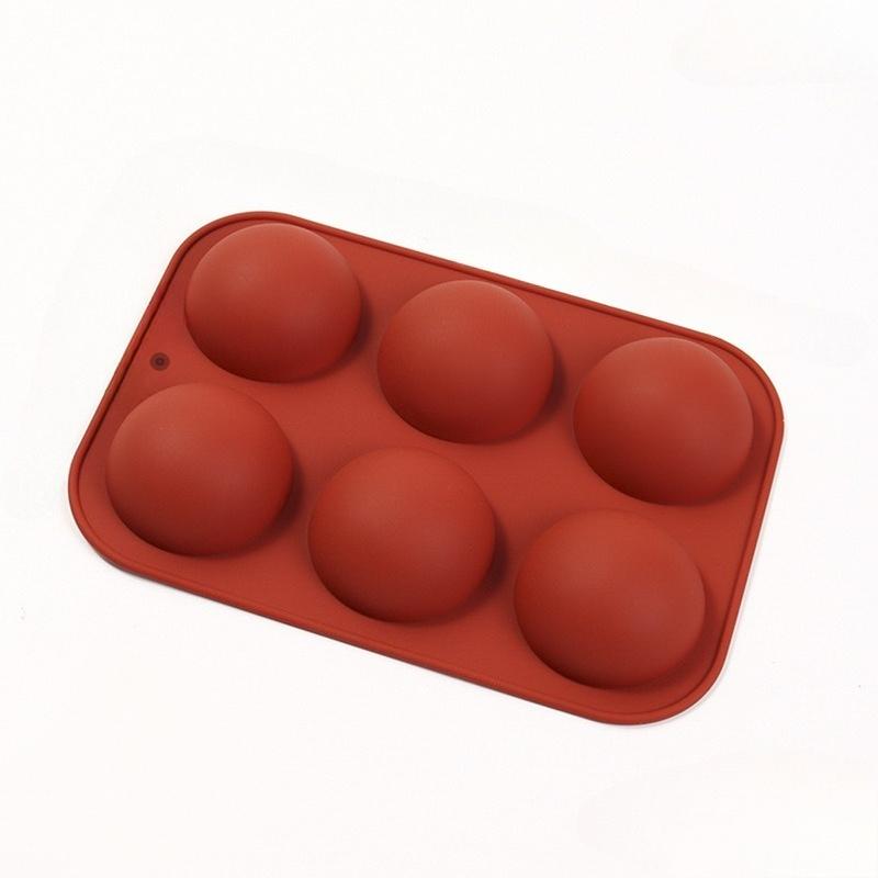 6/15/24Holes Half Sphere Silicone Molds DIY Baking Half Ball Chocolate Candy Cake Mold Baking Tray Pastry Molds Kitchen Tools