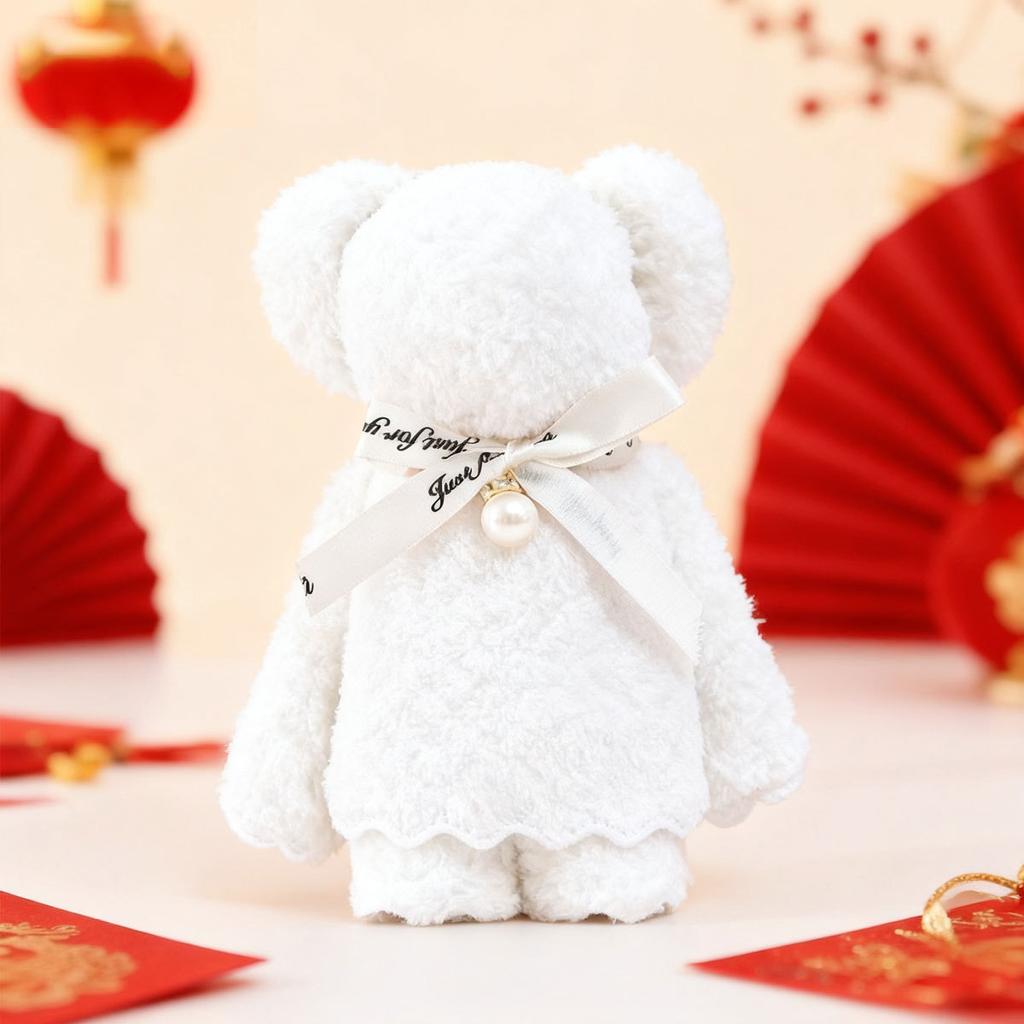 Coral Fleece Bear Pineapple Towel Souvenir