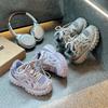 Children Running Shoes Non-slip Boys Girls Sneakers Mesh Breathable  Spring Autumn New Kids Sports Shoes Thick Soft Bottom