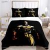 Doppelbett One Punch Man Ganzjahres-Bettbezug Bettdecke Bettwäsche-Set Weicher Steppdeckenbezug und Kissenbezüge Jugendliche Einzel-/Doppel-/Queen-/King-Size