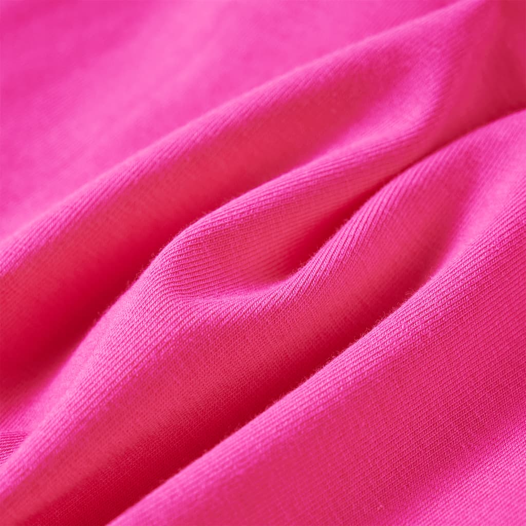 Kids Long Sleeve T Shirt Dark Pink Size 104