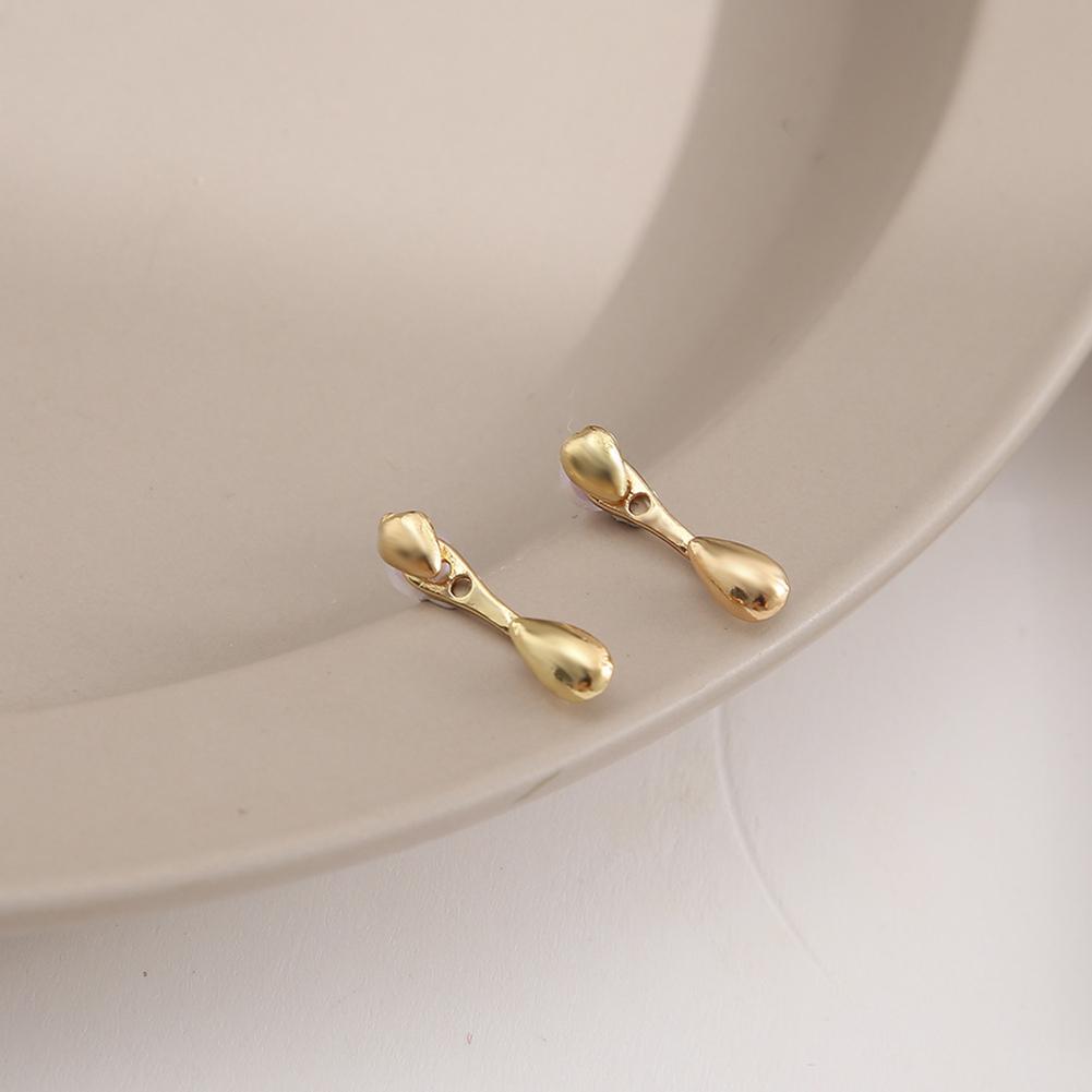 1 Pair Water Drop Shape Stud Earrings Fashion Hypoallergenic Earrings Valentines Birthday Anniversary Gifts For Women Girls