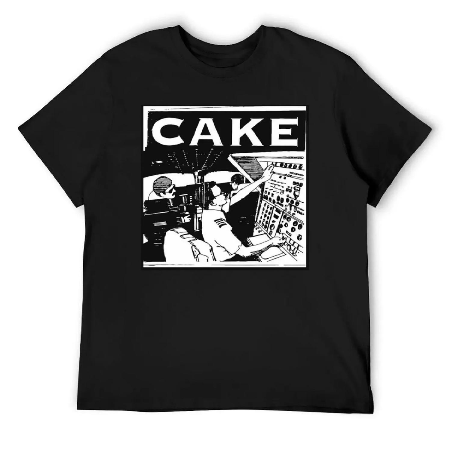 cake band music(2) T-Shirt plus sizes custom t shirt animal prinfor boys mens funny t shirts S