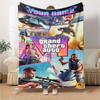 Gta Customize Your Name Blanket Throw Personalized Blanket Comfortable Great for Living Room Bed Office Chair Office Four Seasons Multipurpose