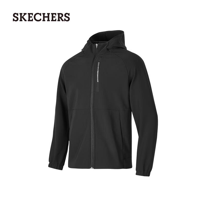 SKECHERS Men's Stylish Knitted Hoodie Jacket