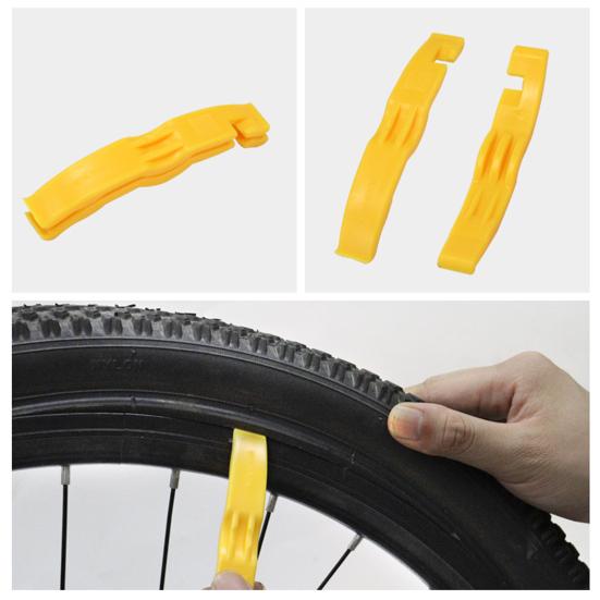 3Pcs Car Repair Tool High Strength Comfortable Grip Impact Resistance Labor-Saving Spoke Hook Tire Removal Nylon Bicycle Outside