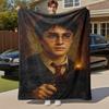 1 Stück Harry Potter Zauberstab Outdoor Flanell Wohndecke Ganzjahres Weiche Wärme, Heimdeko 1031173