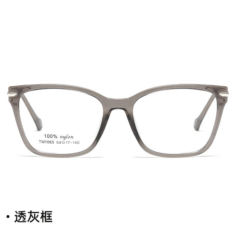 TM new European and American fashion trend tr metal mixed flat mirror can be matched with myopia frame glasses