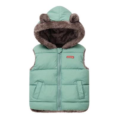 Hooded Down Vest Coats Autumn Spring Baby Thick Warm Waistcoat Kids Outerwear Children Boys Girls Jackets Vest