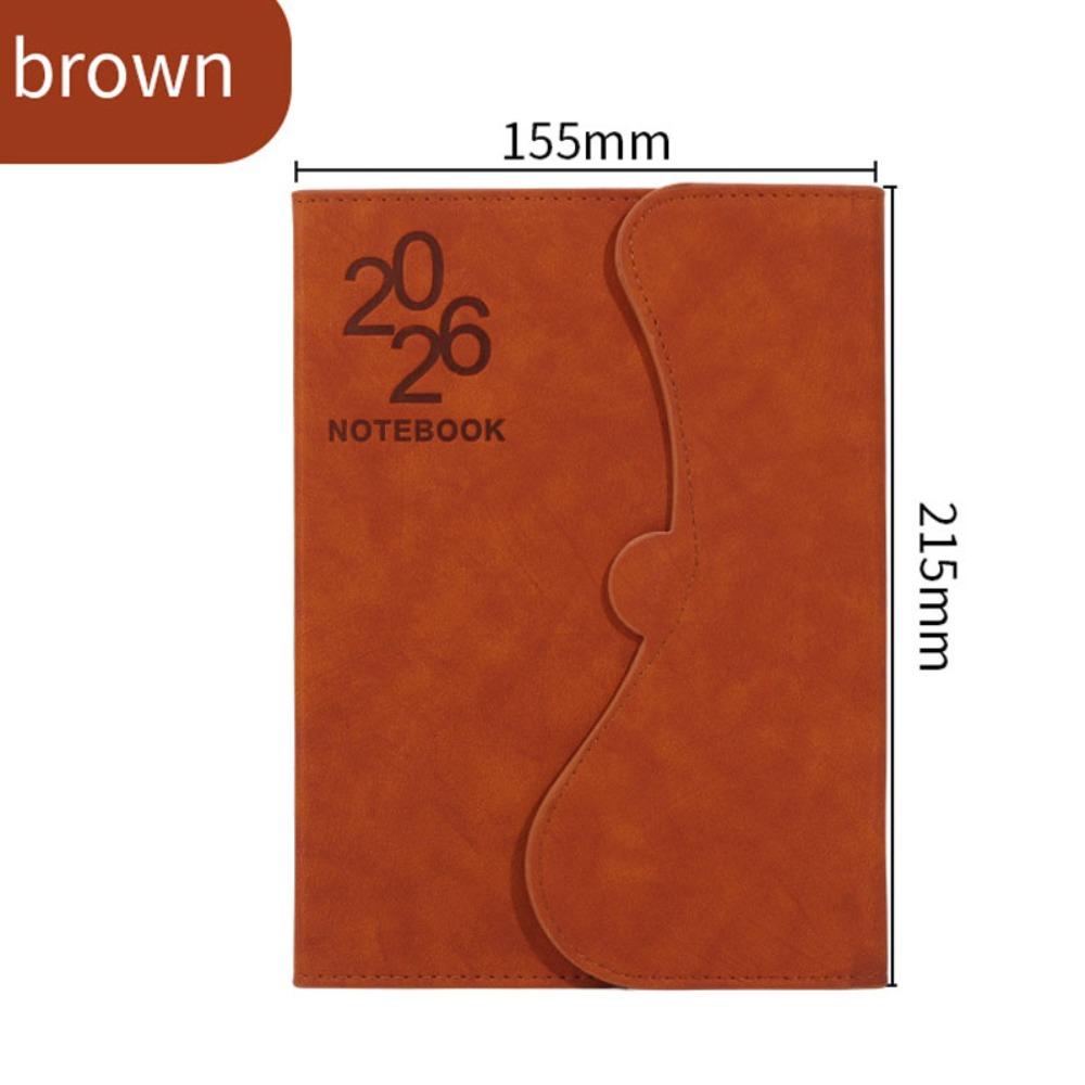 English Notebook Efficiency Manual Diary Weekly Planner 2026 Schedule Book School Office Supplies