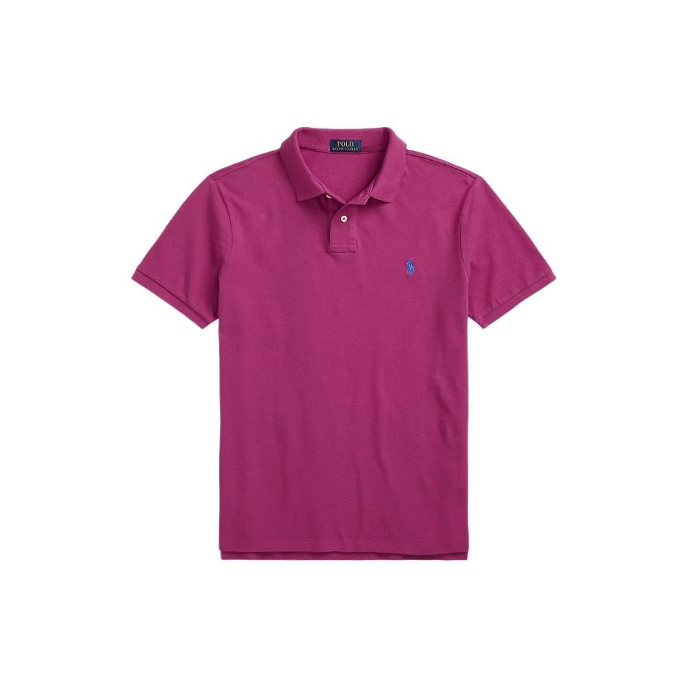 

Polo Ralph Lauren SS22 Приталенная однотонная футболка-поло с коротким рукавом Мужские топы Маджента MNPOKNI1N821736-650 L