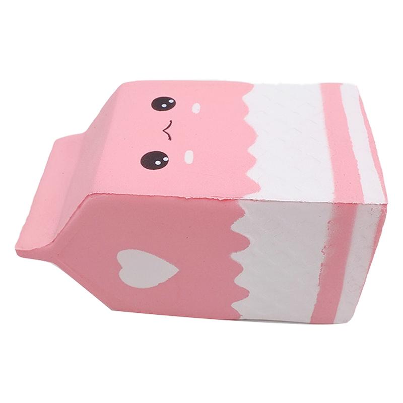 Kawaii Squishy Milk Carton , Sensory Fideget , Slow-Rising Relaxing Squeeze. Soft Pu Material. Pefect For Party