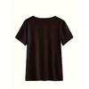 Grammy One Thankful Grammy Thanksgiving Christmas Groovy T-Shirt, Floral Print, Round Neck, Short Sleeves, Stretch Fabric, Summer Top