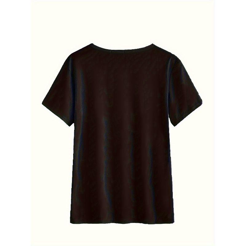Grammy One Thankful Grammy Thanksgiving Christmas Groovy T-Shirt, Floral Print, Round Neck, Short Sleeves, Stretch Fabric, Summer Top