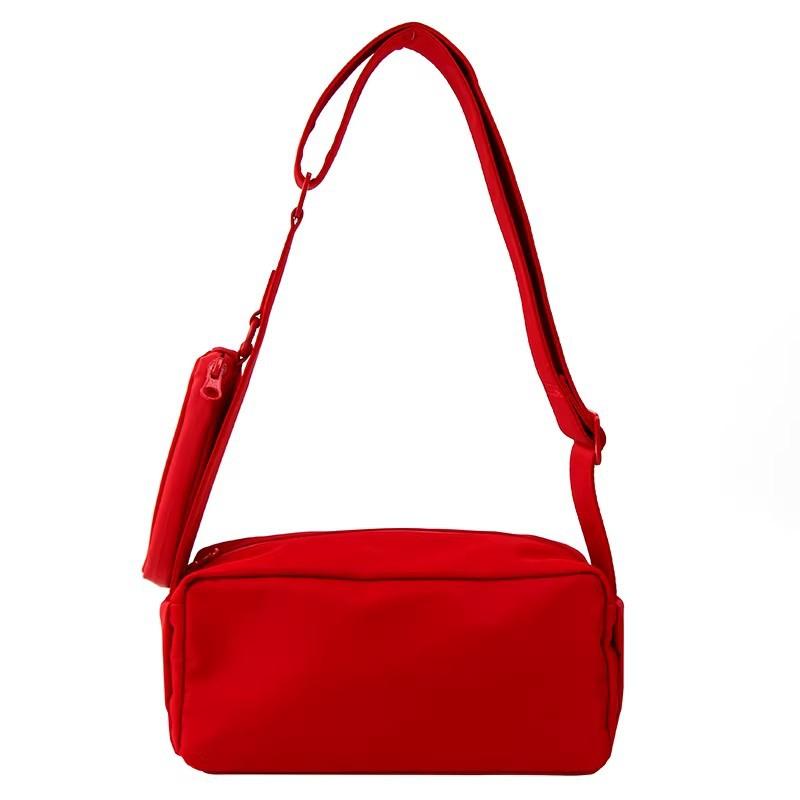 Women'S Bag Spring New Toast Bag Simple And Fashionable Versatile Pillow Crossbody Small Square Bag Niche Shoulder Bag Armpit Bag