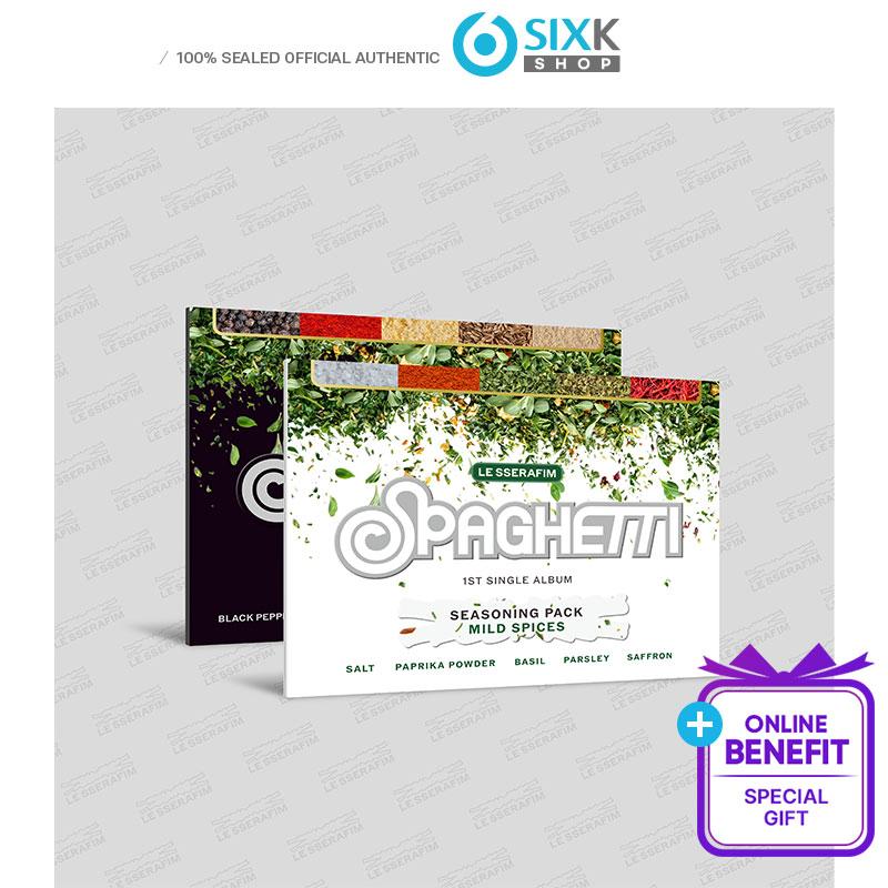 

[Предзаказ] LE SSERAFIM 1-й сингл-альбом [SPAGHETTI] версия Weverse Albums. (Онлайн-преимущество) [NO POB] Version B