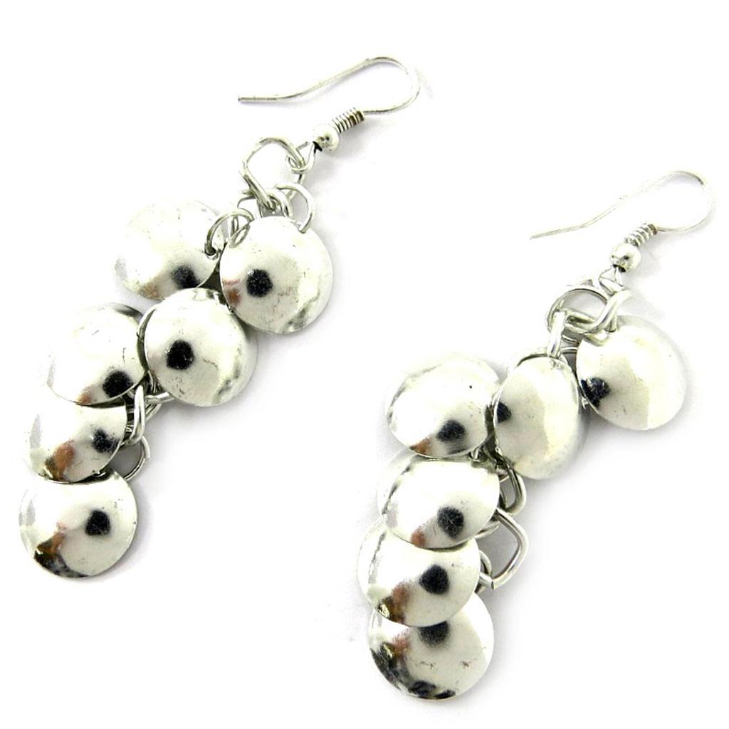 Les Trésors De Lily [L5763] - Boucles Créateur 'Kilimanjaro' argenté