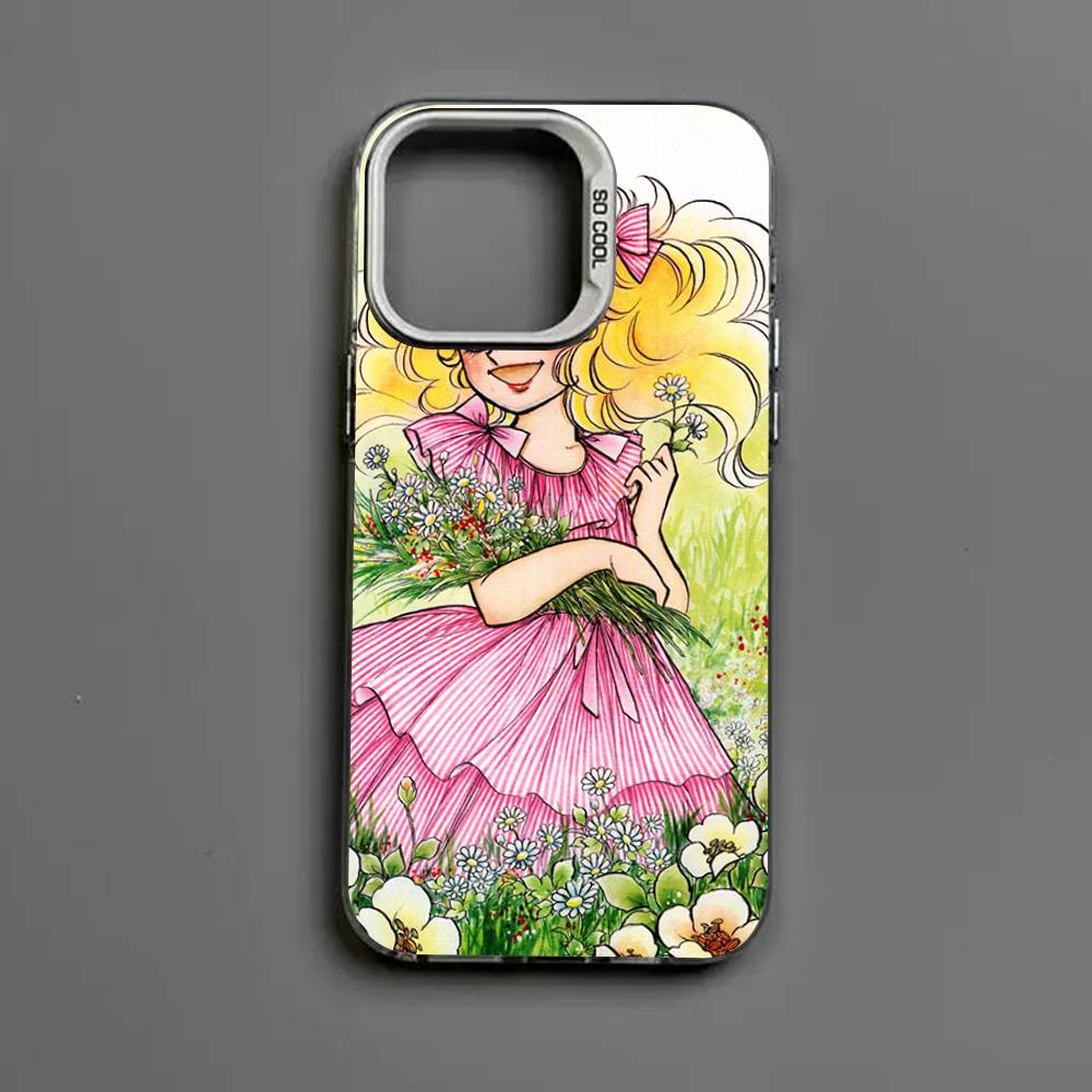 Manga Candy For IPhone 17 16 15 14 13 12 11 Pro Max Plus Matte Color Back Phone Cover