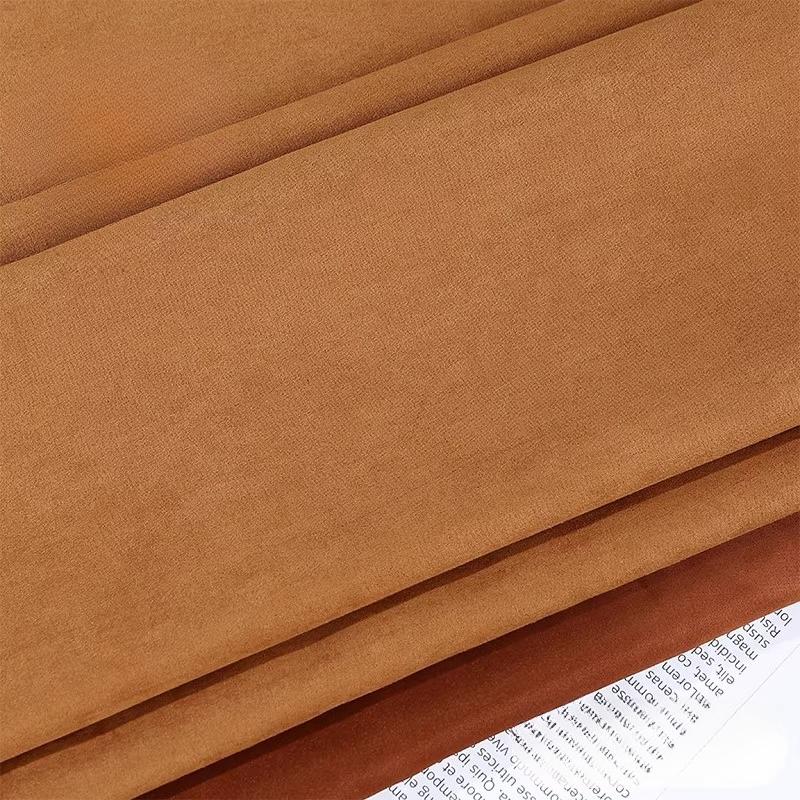 100x150cm Soft Matte Frosted Velvet Suede Fabric Transverse Micro Elasticity Women's Clothing Hats Designer DIY Sewing Fabric