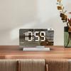 Digital Projections Alarm Clocks for Bedrooms 180° Rotatable Projector Loud Duals Alarms for Kids Elderly,Heavy Sleepers