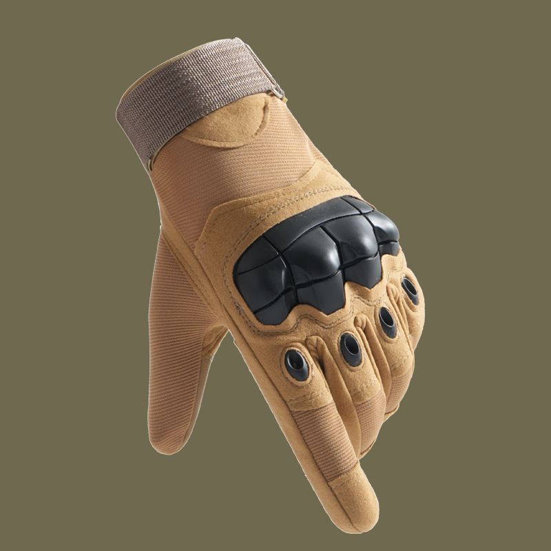 Gloves Men's Long Finger Outdoor Mountaineering Full Finger Wear-Resistant Open Finger Protective Training Riding Motorcycle Half Finger Gloves
