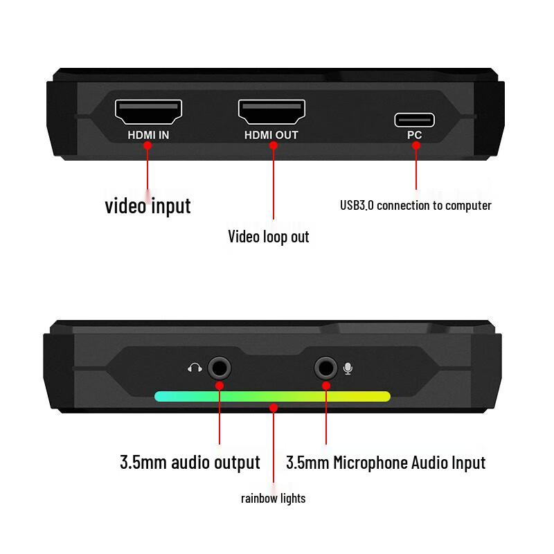 TCHD VideoTC-630 4K Video Game Capture Card