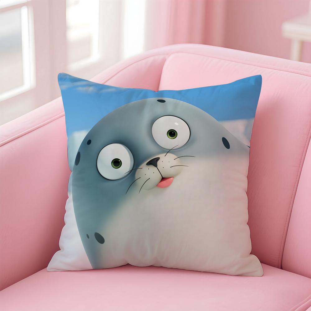 S-SEALOOK Anime Kissenbezug für Zuhause & Auto, Mehrzweck-Kissenbezug - Wendbar, Weich & Langlebig für den täglichen Gebrauch