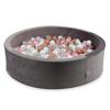 Dry Ball Pit 400 Pieces 110X30 Velvet Lilac: Transparent, White, Pearlescent, Light Pink, Rose Gold