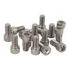 16-delige Roestvrij Staal Cilinderkopbouten Kit Vervanging voor Ford Small Block SBF 260 289 302 351W 351M 400M 351C