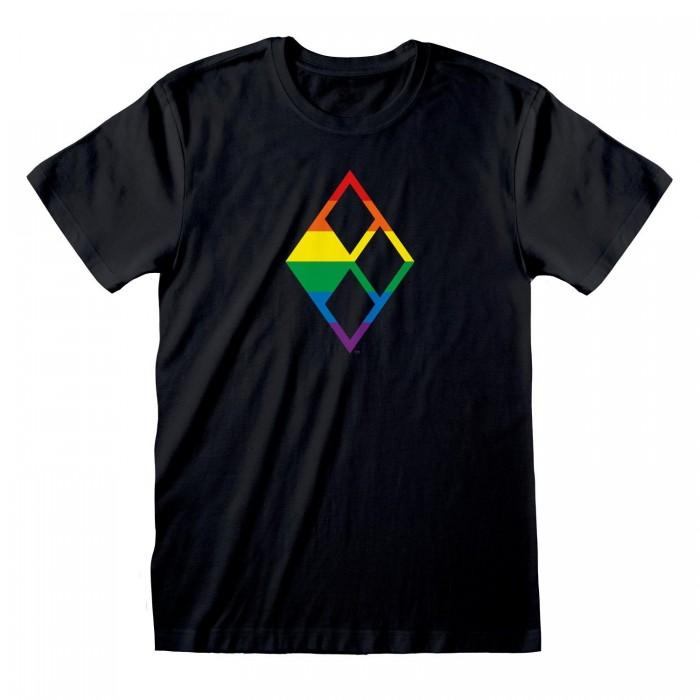 Harley Quinn Unisex Adult Pride Logo T-Shirt