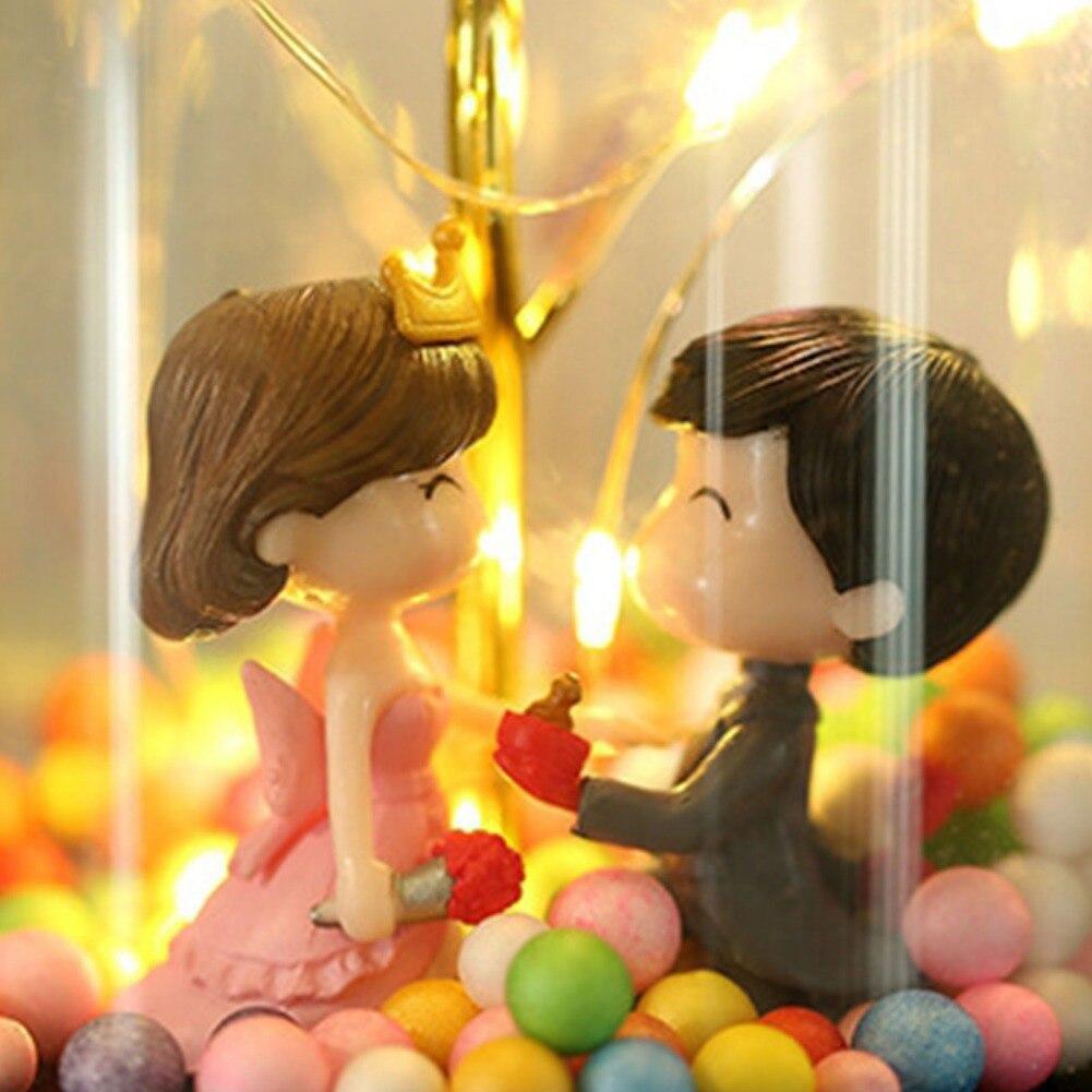 Starry Sky Rose LED Light for Girlfriend Wife Friend Parties Weddings Decoration