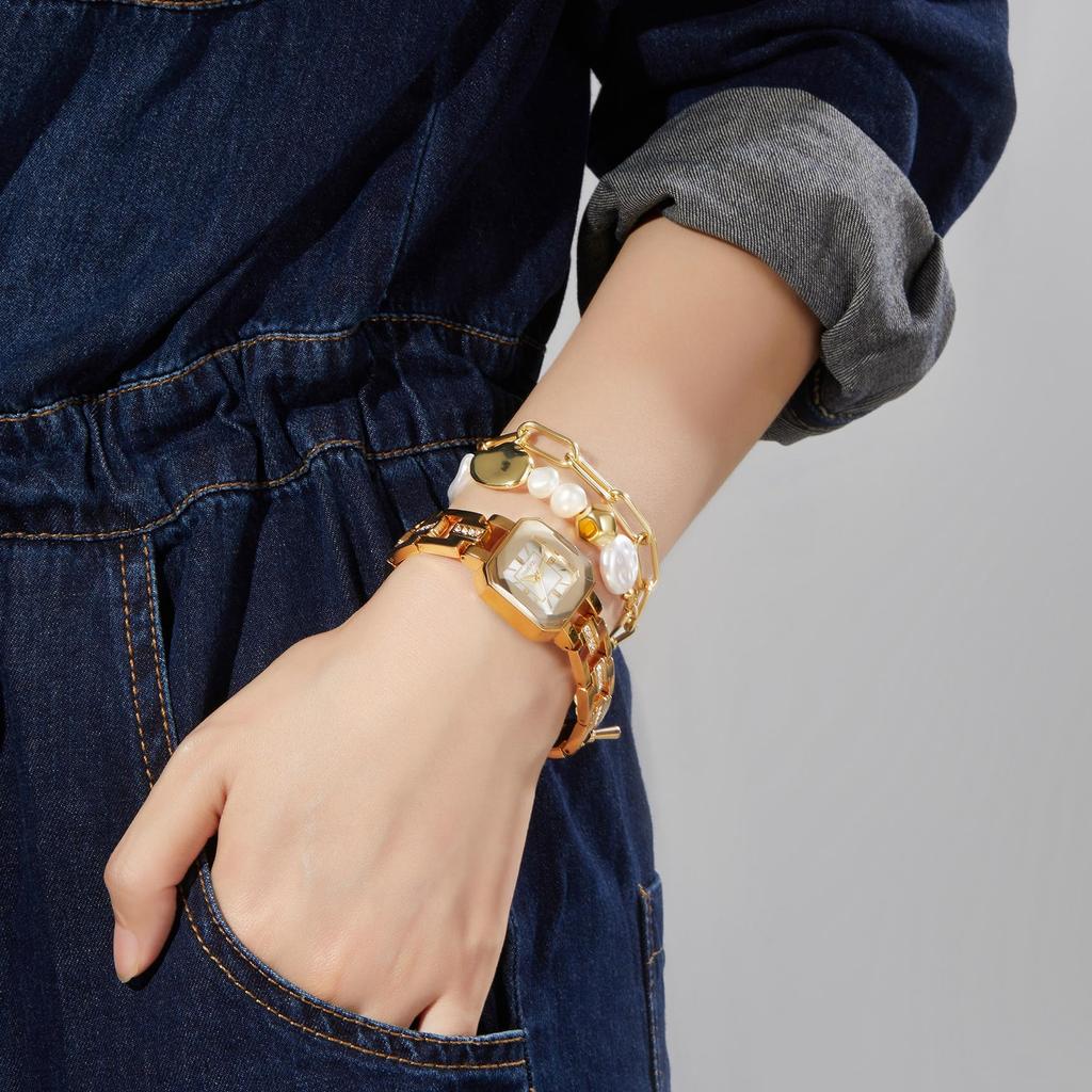 Gift Watch and Gift Wrapping Available [TIME100] Set Women's Bracelet,