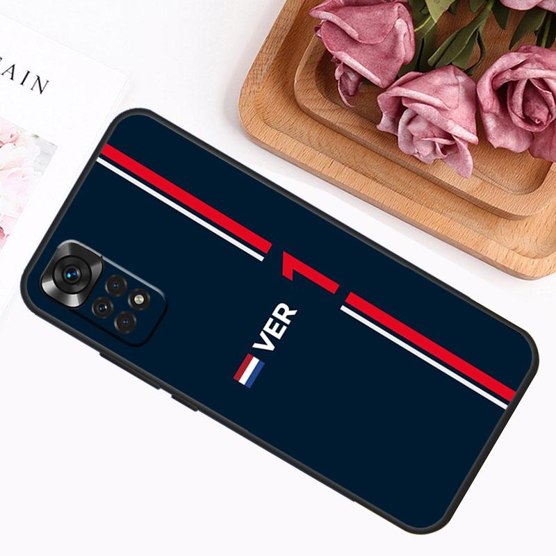 F1 Formula 1 Number For Xiaomi Redmi 9A 9C 9T 10C 12C Cover For Redmi Note 9 8 10 11 12 Pro 10S 11S 12S Case