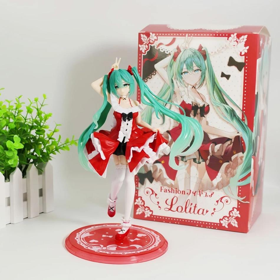 In Stock Hatsune Miku Collection, Princess Lolita Punk Pastoral Style Lollipop Exquisite Figure, Collectible Anime Ornament