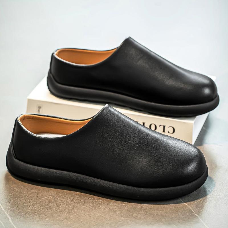 

New autumn models, British style personalized small leather shoes, casual Doudou shoes 44