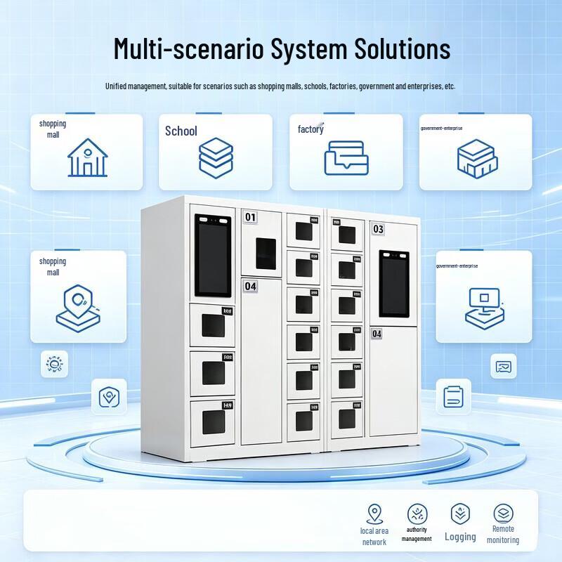 Shiyi Outdoor Smart Mobile Phone Storage Cabinet with Face Recognition