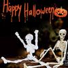 Articulated Tiny Human Skeleton Replicas, 9cm White Skull Model, Human Skeleton Model for Halloween Display Craft Toy