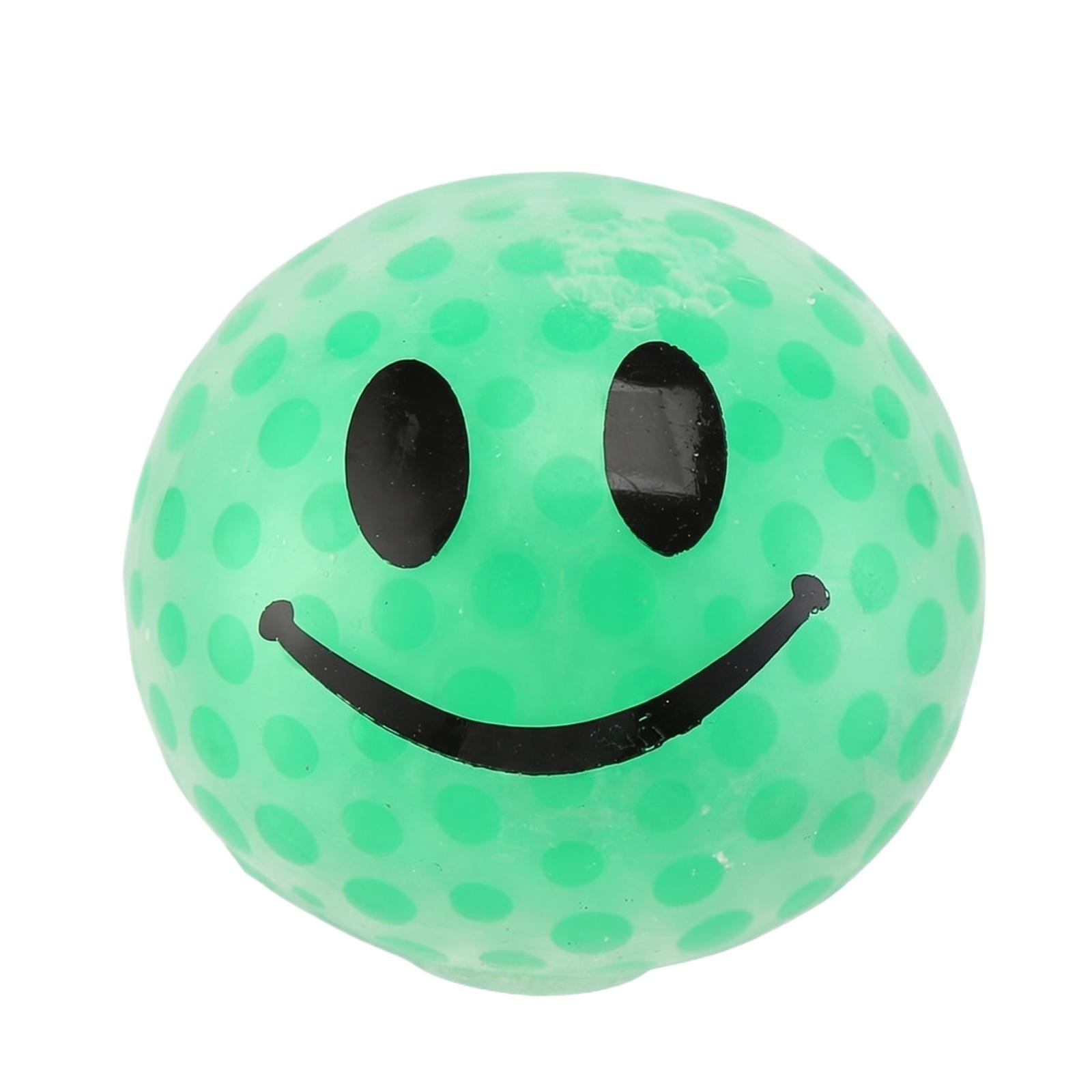 

Face Stress Relief Squeeze Toy for Adults and Kids Soft Textured Ball for Hand Exercise and Relaxation One Size зелений