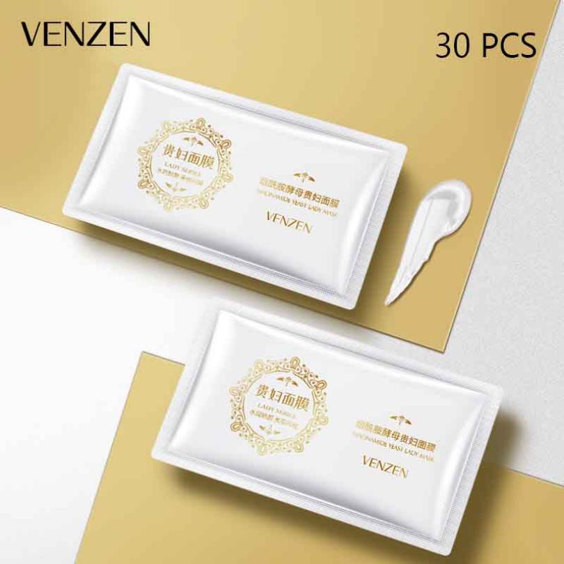 

VENZEN 30шт Ниацинамид Арбутин Омоложение кожи Маска Увлажняющая Маска для Сна