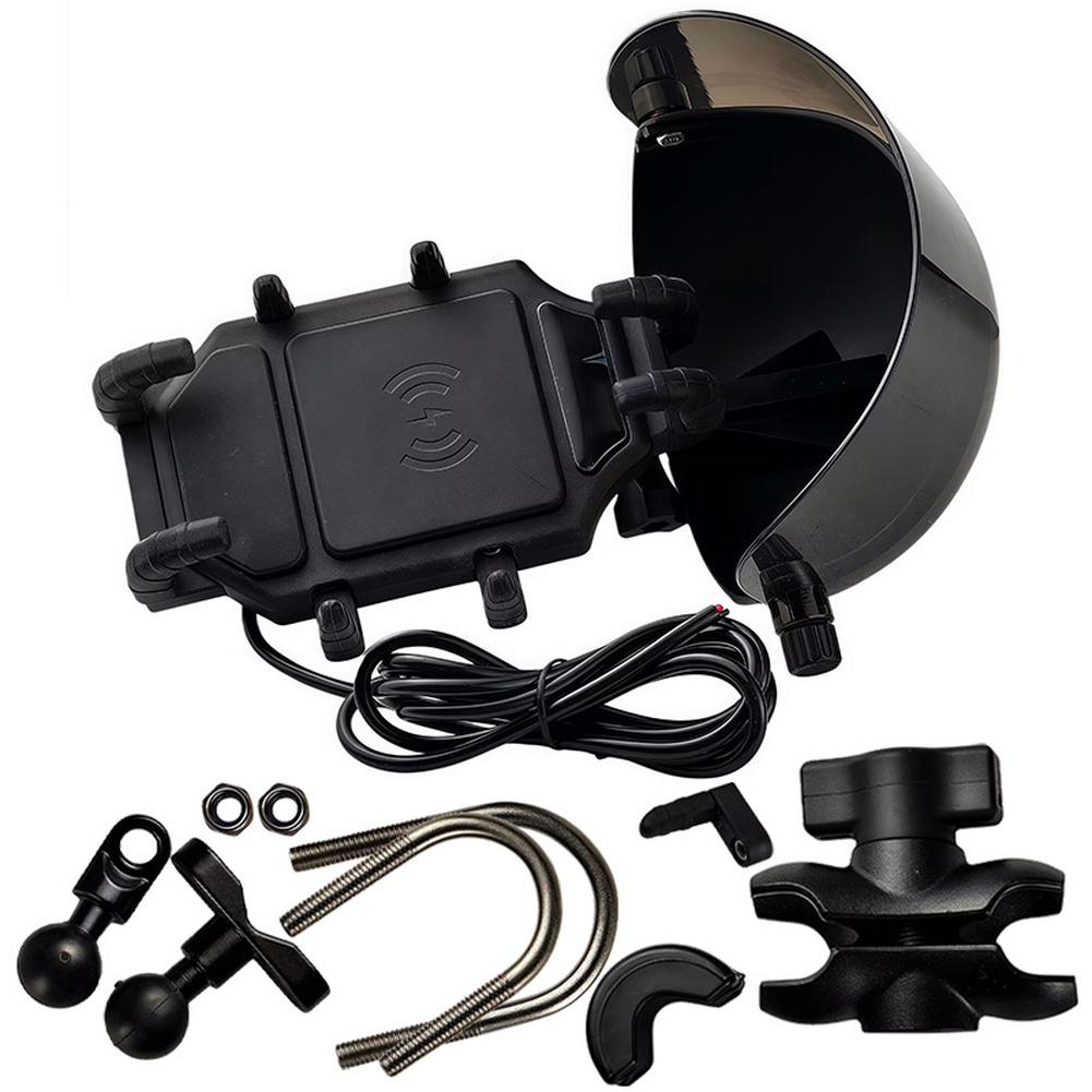

Outdoor Riding Bike Phone Mount Handlebar Clamp Compact Space-saving Size Waterproof Cap Protection Secure Mounting System China Mainland